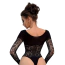 Боди Star Night Fishnet Circle Bodysuit, черное - Фото №4