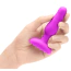Анальна пробка з вібрацією B-Vibe Vibrating Novice Plug, рожева - Фото №6