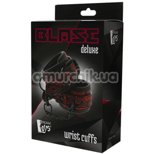 Наручники Blaze Deluxe Wrist Cuffs, червоні
