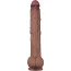 Фаллоимитатор Dual-Layered Silicone Nature Cock LV411301, светло-коричневый - Фото №4