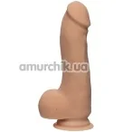 Фалоімітатор The D Dual Density Master D 7.5 Inch With Balls, тілесний - Фото №1