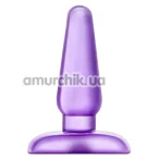 Анальная пробка B Yours Eclipse Pleaser Medium, фиолетовая - Фото №1