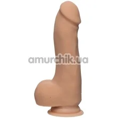Фаллоимитатор The D Dual Density Master D 7.5 Inch With Balls, телесный - Фото №1