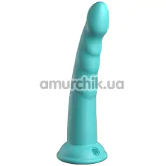 Фаллоимитатор Dillio Platinum Collection Slim Seven 7, бирюзовый - Фото №1