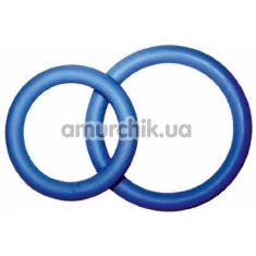 Набір з 2 ерекційних кілець PotenzDuo Medium, синій - Фото №1