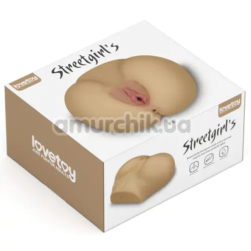 Искусственная вагина и анус Lovetoy Streetgirl's #3, телесная