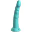 Фаллоимитатор Dillio Platinum Collection Slim Seven 7, бирюзовый - Фото №1
