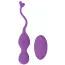 Виброяйцо M-Mello Heart Waves Bullet Vibrator, фиолетовое - Фото №1