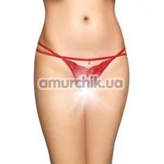 Трусики-стринги женские Tongs 2496, красные - Фото №1