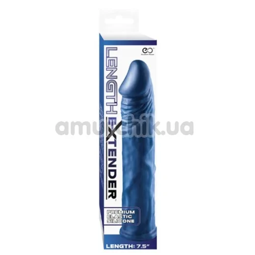 Насадка на пеніс Length Extender 7.5, синя