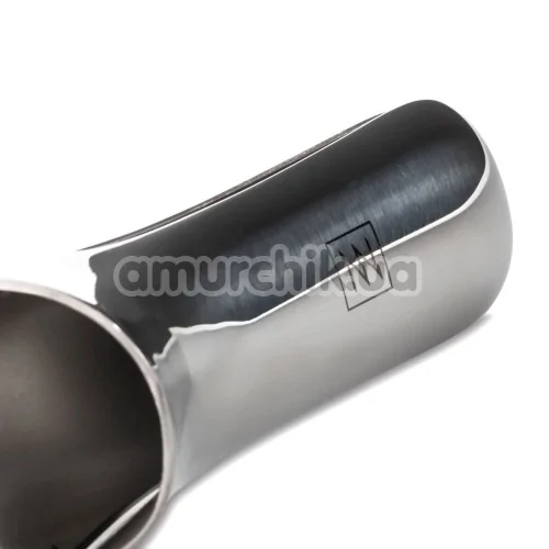 Вагінальний розширювач Unbendable Large Cusco Vaginal Speculum, срібний