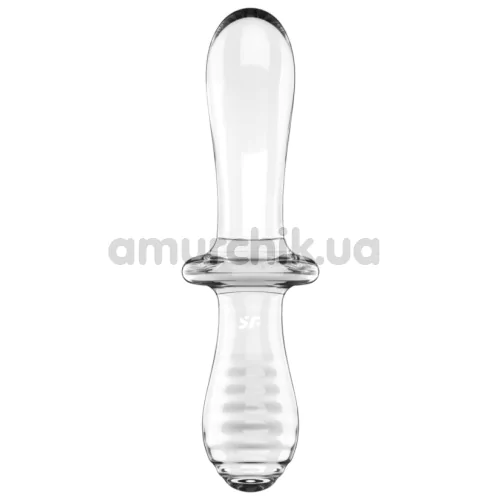 Фаллоимитатор Satisfyer Double Crystal, прозрачный
