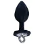 Набір анальних пробок Silicone Anal Plugs With Ring Pull, чорний - Фото №5