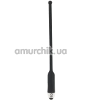 Уретральна вставка з вібрацією Silicone Dilator Urethral Vibrator M, чорна - Фото №1