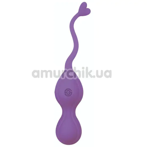 Виброяйцо M-Mello Heart Waves Bullet Vibrator, фиолетовое