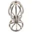Анальна пробка Anos Finest Butt Wear Metal Cage Butt Plug 2.8 см, срібна - Фото №2