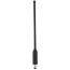 Уретральна вставка з вібрацією Silicone Dilator Urethral Vibrator M, чорна - Фото №1
