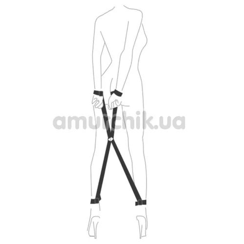 Фіксатори для рук та ніг Art of Sex BDSM Crosswise, чорні
