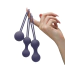 Набор вагинальных шариков So Divine Kegel Ball Training Set, фиолетовый - Фото №2
