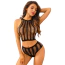 Комплект JSY Sexy Lingerie WW7006, черный: топ + трусики-стринги - Фото №4