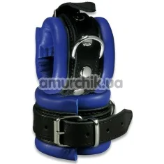 Наручники XXdreamSToys Leder-Handfessel, синие - Фото №1
