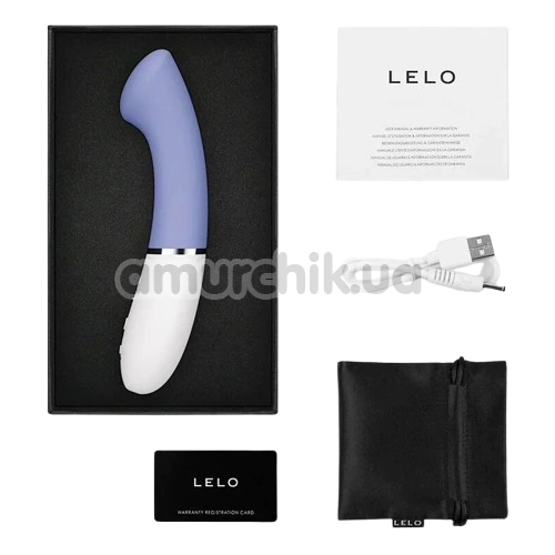Вибратор Lelo Gigi 3 Powder Blue (Лело Джиджи 3 Паудер Блю), синий