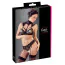 Комплект Cottelli Collection Lingerie 221315012, чорний: бюстгальтер з коміром + трусики-стрінги - Фото №6