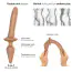Фаллоимитатор с анальной пробкой Strap-On-Me Switch Plug-In Realistic Dildo S, телесный - Фото №2