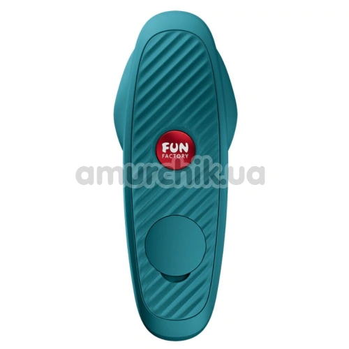Анальная пробка с вибрацией Fun Factory Bootie Vibe, бирюзовая