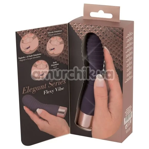 Вібратор Elegant Series Flexy Vibe, фіолетовий