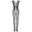 Комбінезон Obsessive Bodystocking N112, чорний - Фото №6