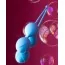 Вагінальні кульки A-Toys Pleasure Balls 764004, блакитні - Фото №11