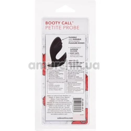 Стимулятор простаты CalExotics Booty Call Petite Probe, черный