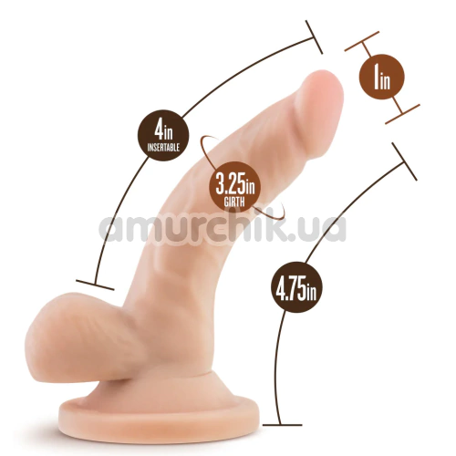 Фаллоимитатор Dr. Skin Mini Cock 4, телесный