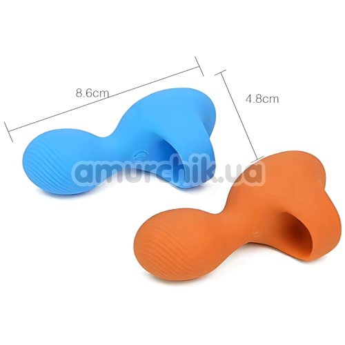 Вібратор на палець Sweet Em Velvet Lure Ring, помаранчевий