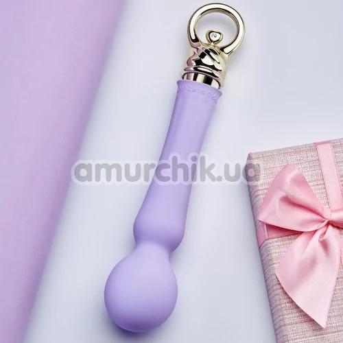 Универсальный вибромассажер с подогревом Zalo Confidence Pre-Heating Wand Massager, фиолетовый