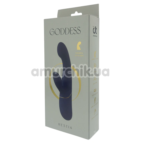 Вибратор Goddess Collection Hestia, синий