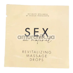 Сыворотка для интимного массажа Bijoux Indiscrets Sex Au Naturel Revitalizing Massage Drops, 1 мл - Фото №1