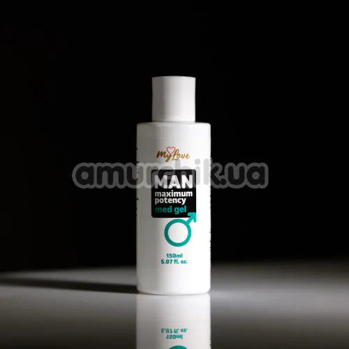 Лубрикант чоловічий зі стимулюючим ефектом MyLove Man Maximum Potency Med Gel, 150 мл