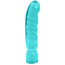 Фаллоимитатор Doc Johnson Crystal Jellies Big Boy 12, бирюзовый - Фото №1