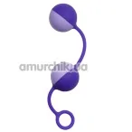 Вагінальні кульки Purrfect Silicone, фіолетові - Фото №1