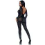 Комбинезон Leg Avenue Sheer Rhinestone Long Sleeve Catsuit, черный - Фото №6