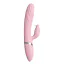 Вибратор с толчками и подогревом Tongue Extension Vibrating, розовый - Фото №1
