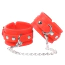 Фиксаторы для рук DS Fetish Silicone Hand Cuff, красные - Фото №2