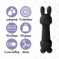 Кліторальний вібратор FeelzToys Mister Bunny, чорний - Фото №2