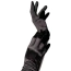 Рукавички Elbow Length Satin Gloves, чорні - Фото №2