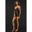 Комплект Leg Avenue Floral Lace Babydoll & String черный: комбинация + трусики-стринги - Фото №7