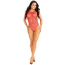 Боді Leg Avenue Net Snap Crotch Tank Bodysuit, червоне - Фото №8