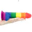 Фалоімітатор LoveToy Prider 7.5, мультикольоровий - Фото №7