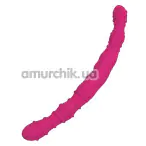 Двокінцевий фалоімітатор Way Of Love Silicone Double Dildo, рожевий - Фото №1